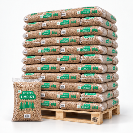 Moulin Bois Energie Holzpellets – 65 × 15 kg Palette – ENplus A1 & PEFC