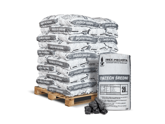 ANMAG Steinkohle 25–60 mm 20kg x 50 Sack 1000kg Palette