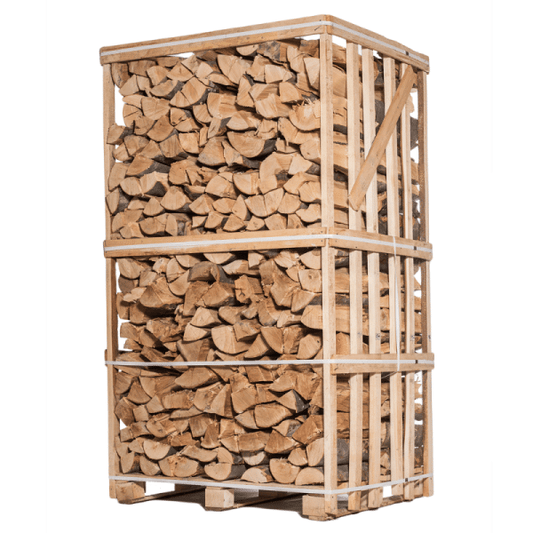 Kaminholz – 45 cm – Mischung Hartholz (Eiche, Buche, Hainbuche, Esche) – Palette 2 M³ – 2.6 Ster