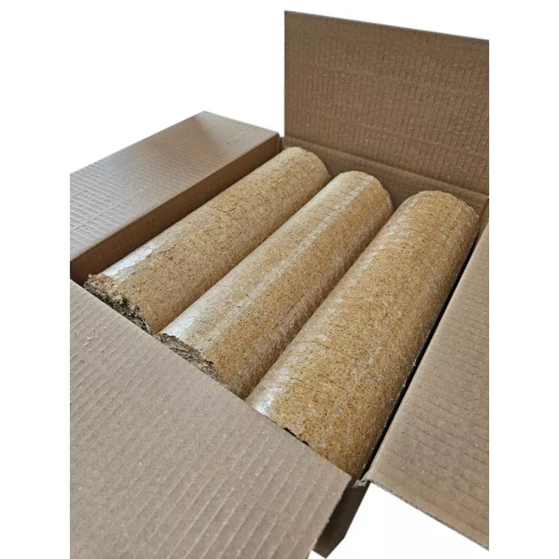 Tagesbriketts – 5 naturbelassene Holzbriketts – 10 kg – hohe Heizleistung