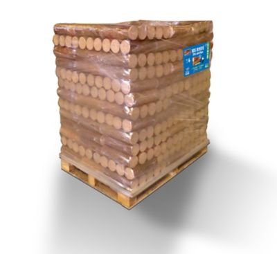 Woodstock Holzbriketts – 2 Paletten – je 104 Pakete mit 5 Briketts – gebrauchsfertig