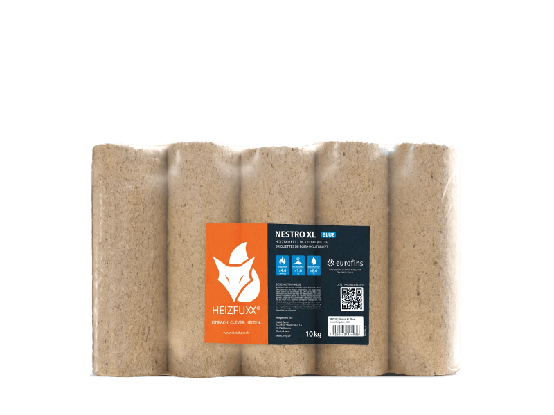Pressholzbriketts – 1.000 kg – 66 PackungeN