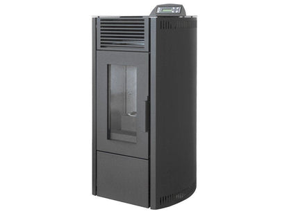 Rowi Pelletofen Stahl Schwarz 8,7 kW