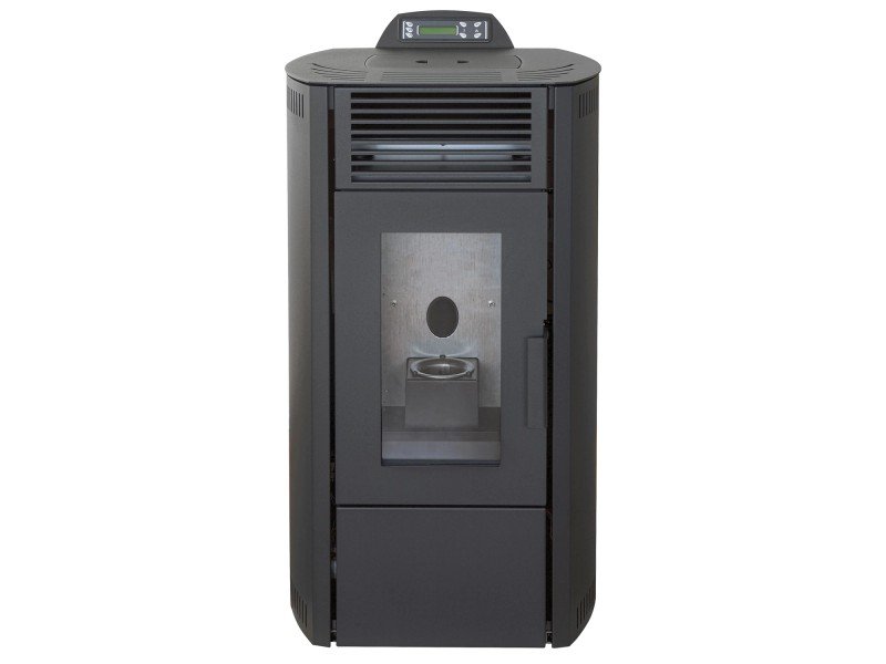 Rowi Pelletofen Stahl Schwarz 8,7 kW
