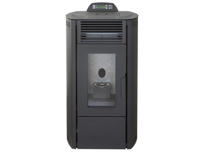 Rowi Pelletofen Stahl Schwarz 8,7 kW