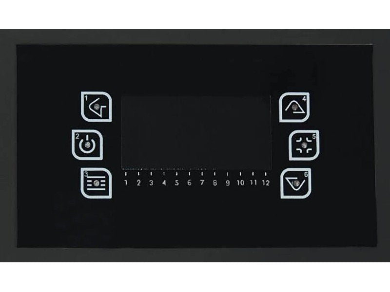 Justus Pelletofen Sia Stahl Schwarz-Anthrazit 8 kW mit Automatik