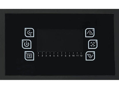 Justus Pelletofen Sia Stahl Schwarz-Anthrazit 8 kW mit Automatik
