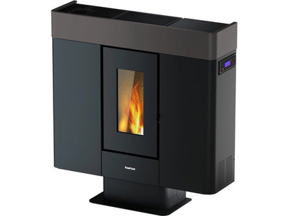 Freepoint Pelletofen Roxy Stahl Anthrazit 7 kW
