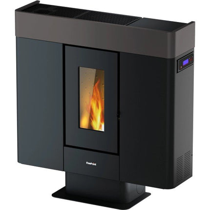 Freepoint Pelletofen Moon Stahl Titan 10 kW mit Automatik