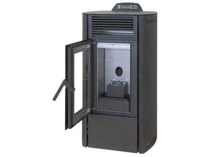 Rowi Pelletofen Stahl Schwarz 7,7 kW