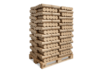 Pressholzbriketts – 1.000 kg – 66 PackungeN