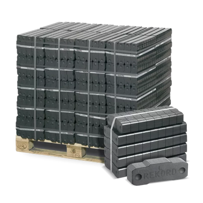 Braunkohlebriketts 25–60 mm – 40 x 25 kg – REKORD