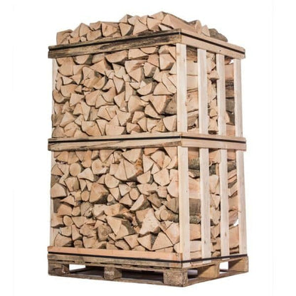 Kaminholz – 45 cm – Mischung Hartholz (Eiche, Buche, Hainbuche, Esche) – Palette 2 M³ – 2.6 Ster