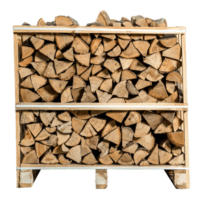 Kaminholz – 45 cm – Mischung Hartholz (Eiche, Buche, Hainbuche, Esche) – Palette 2 M³ – 2.6 Ster