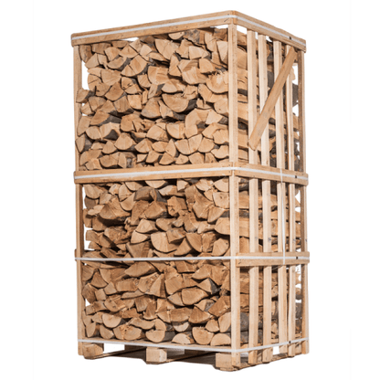 Kaminholz – 45 cm – Mischung Hartholz (Eiche, Buche, Hainbuche, Esche) – Palette 2 M³ – 2.6 Ster
