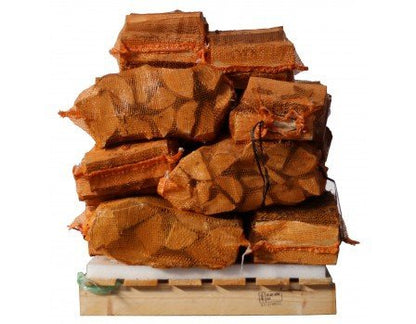 Trockenes Eschen-Kaminholz – 40 Säcke mit je 8 kg – geringe Restfeuchte