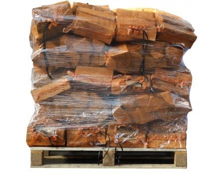 Trockenes Eschen-Kaminholz – 40 Säcke mit je 8 kg – geringe Restfeuchte